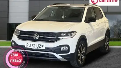 Used VW T-Cross Black Edition 110 HP (80 kW) 2022 White SUV