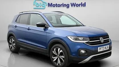 Used VW T-Cross Black Edition 110 HP (80 kW) 2023 Blue SUV