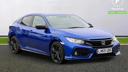 Used Honda Civic Dynamic 126 HP (92 kW) 2019 Blue Hatchback