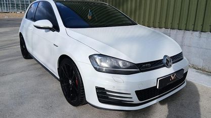 Second-hand VW Golf VII GTD 184 CP (135 kW) 2014 Alb Hatchback