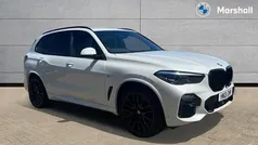 White Used 2021 BMW X5 M Sport SUV | £44,768 (Fair price)