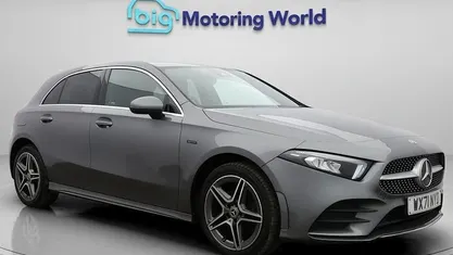 Used Mercedes A250 AMG line 259 HP (190 kW) 2021 Grey Hatchback