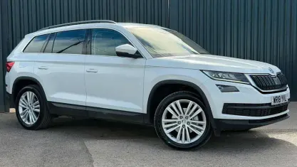 Used Skoda Kodiaq SE L 150 HP (110 kW) 2018 White SUV