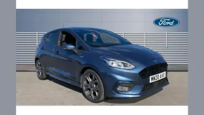 Used Ford Fiesta ST-Line 125 HP (91 kW) 2019 Blue Hatchback