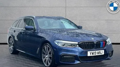 Used BMW 520 M Sport 190 HP (139 kW) 2019 Blue Estate