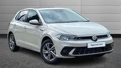 Limestone grey Used 2025 VW Polo R-line Hatchback | £20,995 (Fair price)