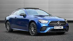 Blue Used 2023 Mercedes E400 AMG line Coupe | £42,990 (Fair price)