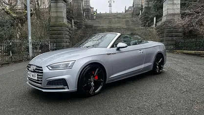 Begagnad Audi A5 Cabriolet S-Line 190 HK (139 kW) 2017 Silver Cab