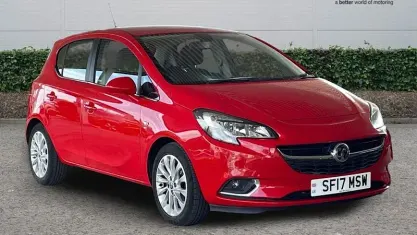 Used Vauxhall Corsa 90 HP (66 kW) 2017 Red Hatchback