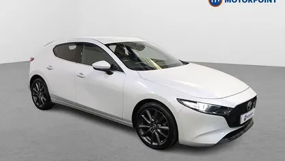 Used Mazda 3 Exclusive-Line 140 HP (102 kW) 2025 White Hatchback