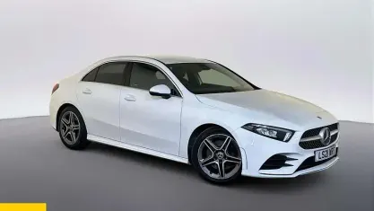 Used Mercedes A220 AMG line 190 HP (139 kW) 2020 White Sedan