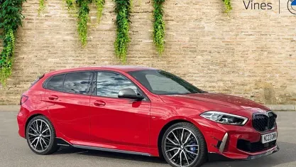 Used BMW M135 Shadowline 306 HP (225 kW) 2023 Red Hatchback