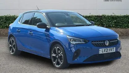 Used Vauxhall Corsa Elite 101 HP (74 kW) 2021 Blue Hatchback