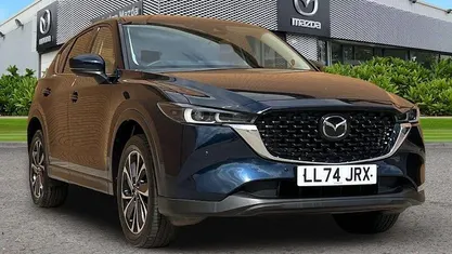 Begagnad Mazda CX-5 Exclusive-Line 165 HK (121 kW) 2024 Blå SUV