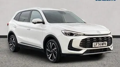 Solid arctic white Used 2024 MG ZS Trophy Sedan | £17,550 (Fair price)