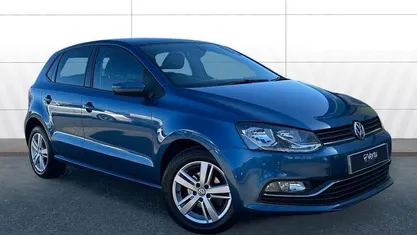 Used VW Polo Edition 90 HP (66 kW) 2017 Blue Hatchback