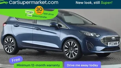Begagnad Ford Fiesta Titanium X 101 HK (74 kW) 2023 Blå Halvkombi