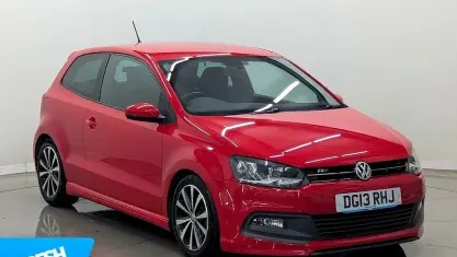 Used VW Polo R-line 105 HP (77 kW) 2013 Red Hatchback