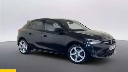 Used Vauxhall Corsa Edition 131 HP (96 kW) 2021 Black Hatchback