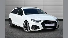 Glacier white Used 2022 Audi A4 Black Edition Estate | £24,970 (Fair price)