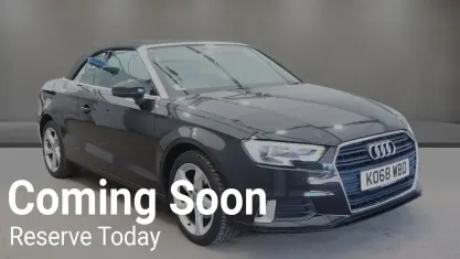 Used Audi A3 Cabriolet Sport 150 HP (110 kW) 2019 Black Cabriolet