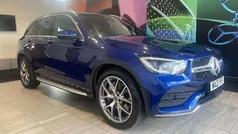 Blue Used 2021 Mercedes GLC300 AMG Line Premium SUV | £34,395 (Fair price)