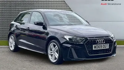 Used Audi A1 Sportback S-Line 150 HP (110 kW) 2020 Black Hatchback