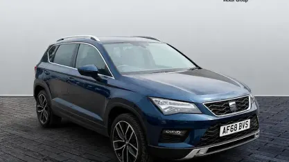 Used Seat Ateca 4Drive 150 HP (110 kW) 2018 Blue SUV