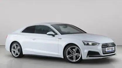 Used Audi A5 S-Line 190 HP (139 kW) 2017 White Coupe