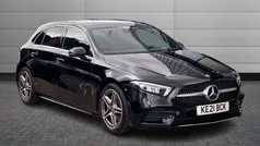 Cosmos black Used 2021 Mercedes A200 AMG line Hatchback | £19,850 (Fair price)