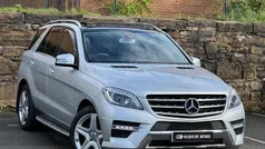 Silver Used 2015 Mercedes ML250 AMG line SUV | £15,295 (Fair price)