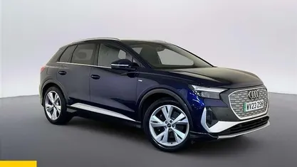 Used Audi Q4 e-tron S-Line 219 kW (299 HP) 2023 Blue SUV