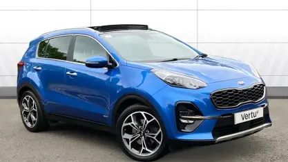 Begagnad Kia Sportage GT-Line S 136 HK (100 kW) 2021 Blå SUV