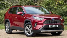 Red Used 2021 Toyota RAV4 Hybrid Design SUV | £23,275 (Fair price)
