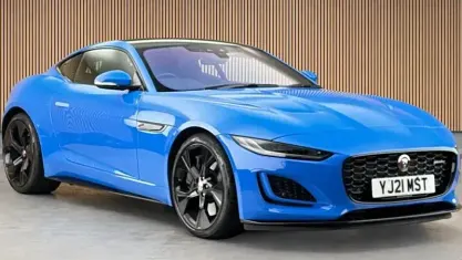 Used Jaguar F-Type Supercharged 450 HP (330 kW) 2021 Blue Coupe