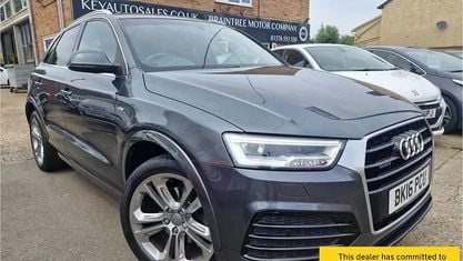 Usado Audi Q3 S-line plus 180 CV (132 kW) 2016 Gris SUV