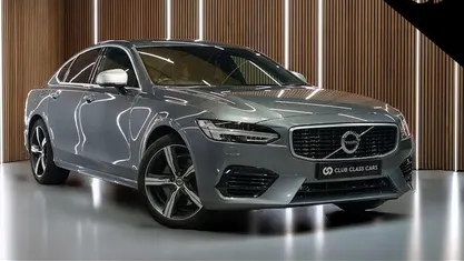 Grey Used 2019 Volvo S90 R-Design Pro Sedan | £19,995 (Fair price)