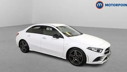 Used Mercedes A180 AMG Line Premium 136 HP (100 kW) 2022 White Sedan