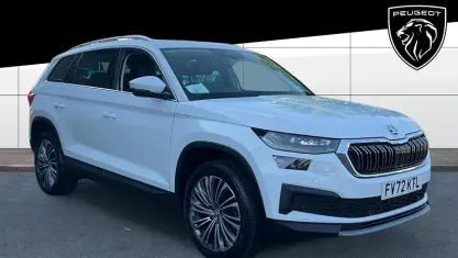 Used Skoda Kodiaq SE L Executive 150 HP (110 kW) 2023 White SUV