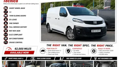 Used Fiat Scudo 120 HP (88 kW) 2022 White Van
