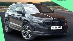 Black magic pearl effect Used 2024 Skoda Karoq SportLine SUV | £28,500 (Fair price)