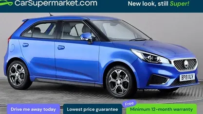 Used MG MG3 Exclusive 106 HP (77 kW) 2019 Blue Hatchback