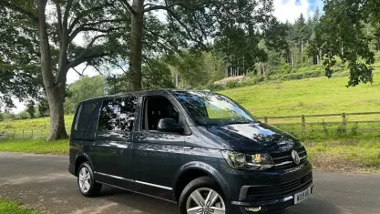 Used VW T6.1 Highline 150 HP (110 kW) 2019 Blue Van