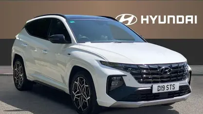 Usado Hyundai Tucson N Line 230 CV (169 kW) 2024 Blanco SUV