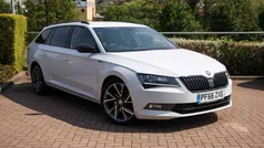 White Used 2016 Skoda Superb SportLine Estate | £16,995 (A bit pricey)