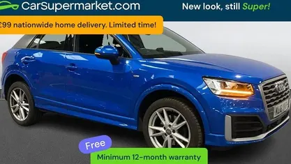 Used Audi Q2 S-Line 116 HP (85 kW) 2018 Blue SUV