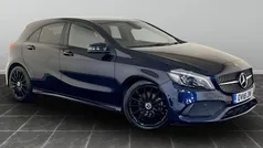 Blue Used 2018 Mercedes A180 AMG Line Premium Hatchback | £13,995 (Fair price)