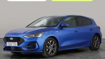 Used Ford Focus ST-Line 125 HP (91 kW) 2021 Blue Hatchback