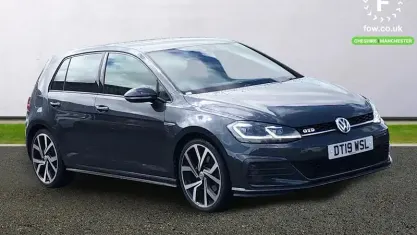 Used VW Golf VII GTD 184 HP (135 kW) 2019 Blue Hatchback