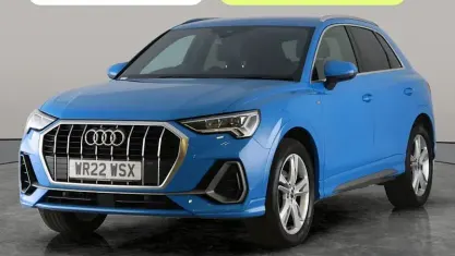 Used Audi Q3 S-Line 150 HP (110 kW) 2022 Blue SUV